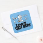 Peanuts Linus Square Sticker