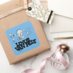 Peanuts Linus Square Sticker