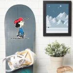 Peanuts Lucy Playing Baseball Sticker