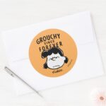 Peanuts Lucy Since Forever Classic Round Sticker