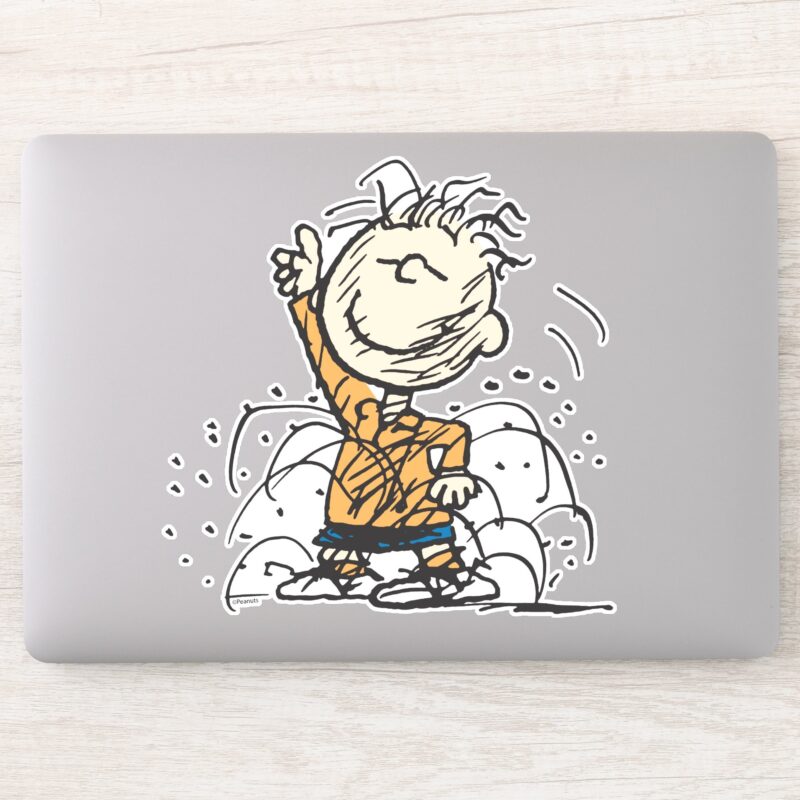 Peanuts Pigpen Dancing Sticker