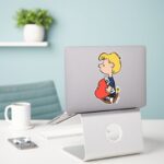 Peanuts Schroeder Traveling Piano Sticker