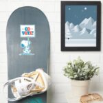 Peanuts Snoopy Go Vote Sign Sticker