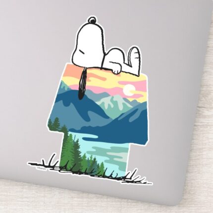Peanuts Snoopy Dog House Go Wild Sticker