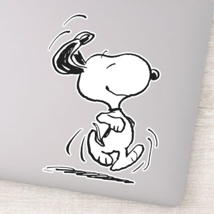 Peanuts Snoopy Happy Dance Sticker