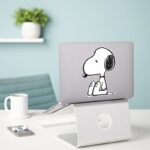 Peanuts Snoopy Looking Down Sticker