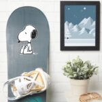 Peanuts Snoopy Looking Down Sticker