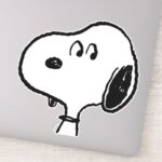 Peanuts Snoopy Looks Sticker