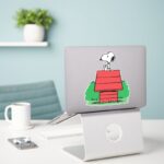Peanuts Snoopy Resting On Doghouse Sticker