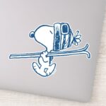 Peanuts Snoopy Ski Trip Sticker
