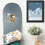 Peanuts Snoopy Snow Warrior Sticker