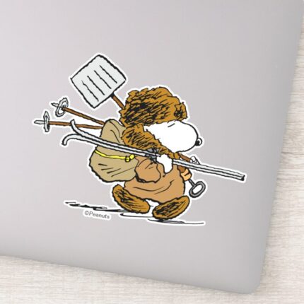 Peanuts Snoopy Snow Warrior Sticker