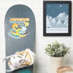 Peanuts Snoopy Surfboard Longboard Competition Sticker