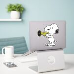 Peanuts Snoopy Trumpet Player Sticker