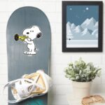 Peanuts Snoopy Trumpet Player Sticker