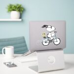 Peanuts Snoopy Woodstock Bicycle Sticker