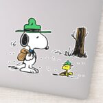 Peanuts Snoopy Woodstock Family Vacation Sticker