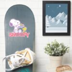 Peanuts Snoopy Woodstock Flowers Sticker