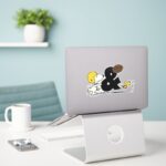 Peanuts Snoopy Woodstock Football Sticker