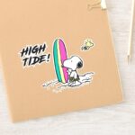 Peanuts Snoopy Woodstock High Tide Sticker