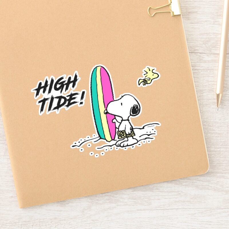 Peanuts Snoopy Woodstock High Tide Sticker Peanuts Snoopy Woodstock High Tide Sticker