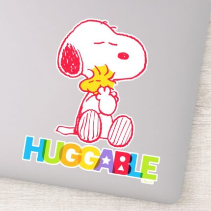 Peanuts Snoopy Woodstock Huggable Sticker