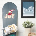 Peanuts Snoopy Woodstock Joy Sled Ride Sticker