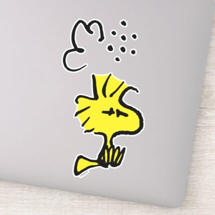 Peanuts Stunned Woodstock Sticker