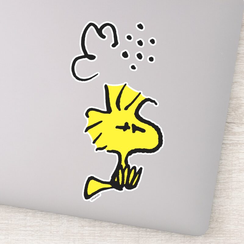 Peanuts Stunned Woodstock Sticker