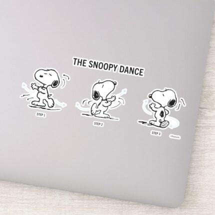 Peanuts The Snoopy Dance Sticker