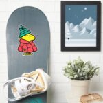 Peanuts Woodstock Puffy Winter Jacket Sticker