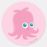 Pearl 1 Classic Round Sticker