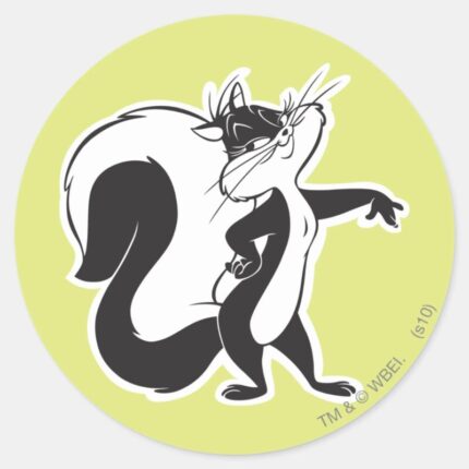Penelope Diva Classic Round Sticker