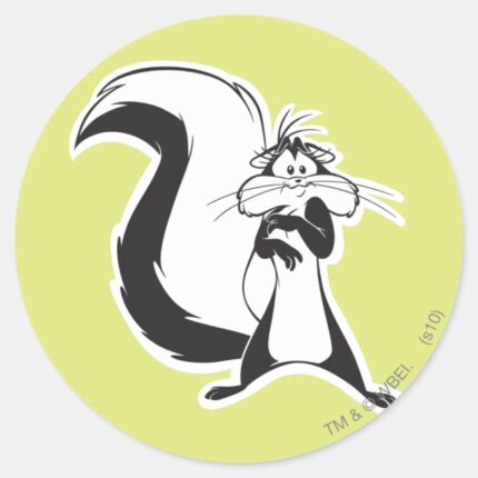 Penelope Scary Classic Round Sticker