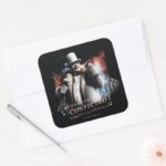 Penguin Convicted Square Sticker