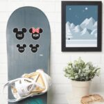 Personalized Mickey Minnie Family Of 4 Boys Sticker