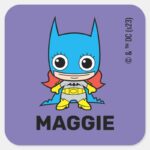 Personalized Mini Batgirl Kids Label