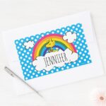 Personalized Peanuts Woodstock Add Your Name Rectangular Sticker