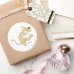 Pete Puma Excited Classic Round Sticker