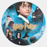 Philosophers Stone Poster Classic Round Sticker