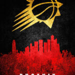 Phoenix City Skyline Poster