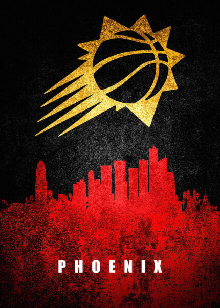 Phoenix City Skyline Poster