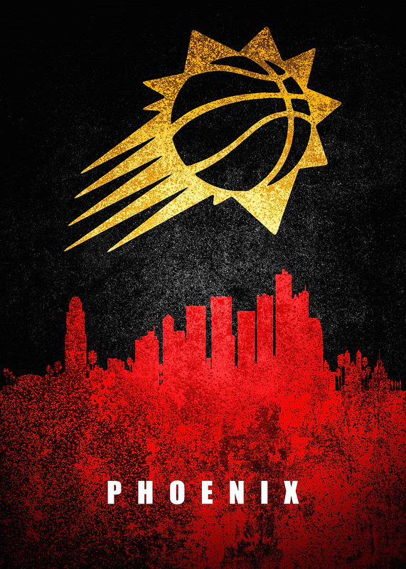 Phoenix City Skyline Poster