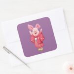 Piglet 10 Square Sticker