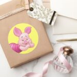 Piglet 1 Classic Round Sticker