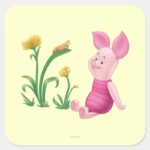 Piglet 2 Square Sticker