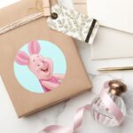 Piglet 4 Classic Round Sticker