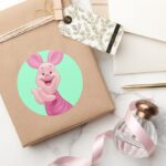 Piglet 7 Classic Round Sticker