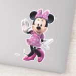 Pink Minnie Cute Pose Sticker