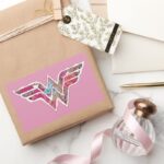 Pink Rose WW Rectangular Sticker